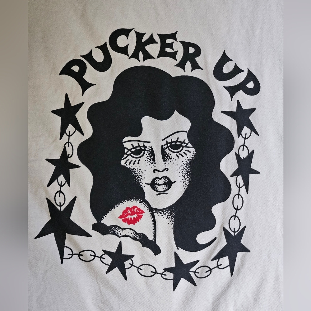 Pucker Up - XXL T Shirt & Cassette Tape Bundle.